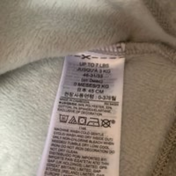 Baby Gap Brannan Bear Sweatshirt Newborn - Picture 8 of 8